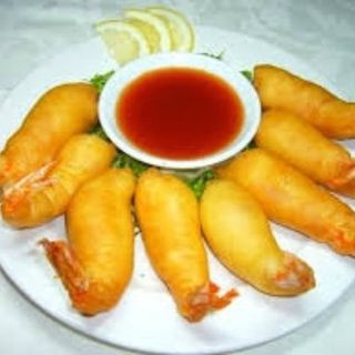 Golden Fried Prawns