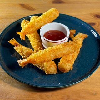 Gamberi in tempura