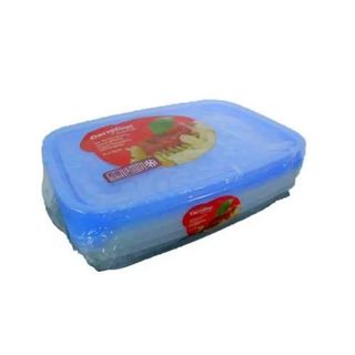 Set 3 Hermeticos Semidesechables Carrefour 0,9 L.