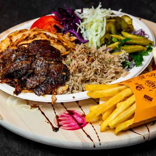 Meniu Shaorma Farfurie Mix (cu Cartofi/Orez)