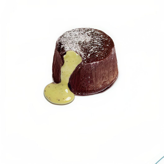 Tortino dal cuore caldo al pistacchio