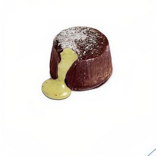 Tortino dal cuore caldo al pistacchio