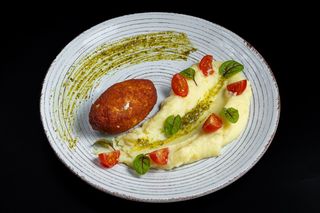 Пюре з котлетою Кордон Блю