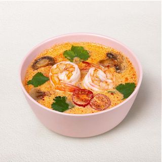 Tom Yam with shrimps