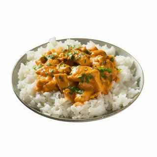 pollo con Mango