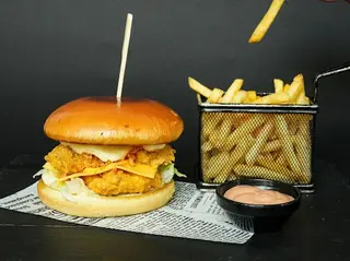 Crispy burger
