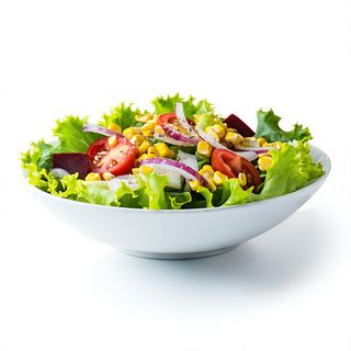 Ensalada Luchega tomate cevolla maiz remolltcha