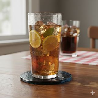 Студен чай лимон