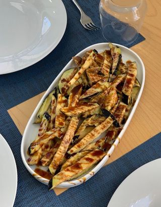 Aubergines Au Miel