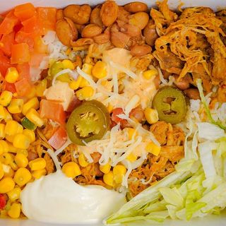 Burrito desnudo de barbacoa