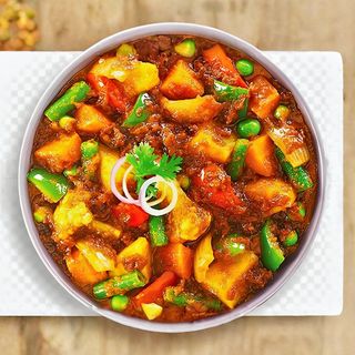 Mix veg curry z ryżem