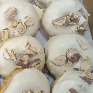Donuts de Kinder y choco blanco 