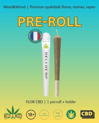 Pre-Roll Cbd Flor + Holder