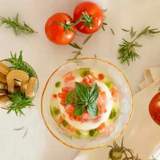 Ensalada tibia de tomate