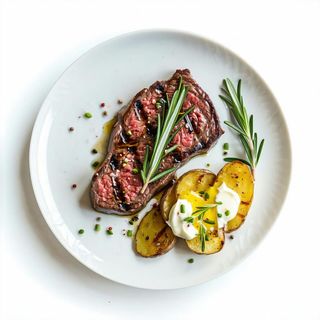 Tagliata di manzo irlandese alla griglia rosmarino 300 g