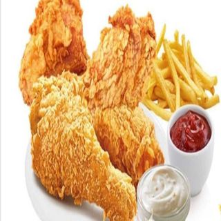  pollo broaster con patata