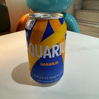 Aquarius Naranja lata 330ml.
