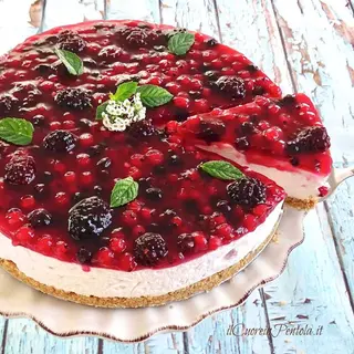 Cheesecake ai  frutti di bosco