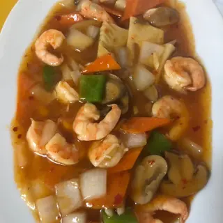 Gambas com Piri-piri