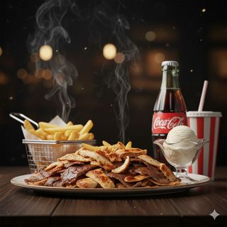 Plato Kebab De Pollo