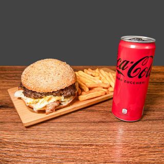 Menù hambuger con bibita a scelta