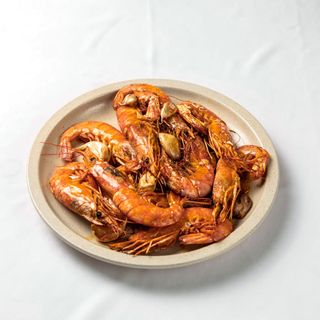 Camarão Frito ao Alho