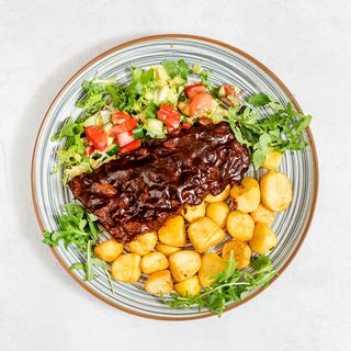 Żeberka wolno pieczone BBQ