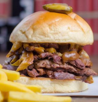 Hamburguesa De Vaca Vieja