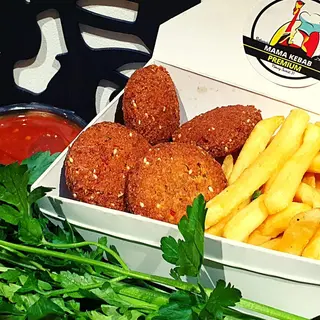Nr 17 Ryż Bowl z Falafel + Frytki