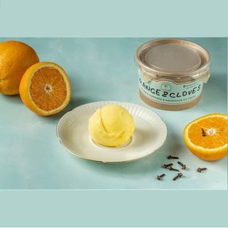 ფორთოხლისა და მიხაკის სორბეტი, 300 გრ