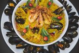 Paella Aux Fruits De Mer (Préparation Du Plat: 45 Minutes)