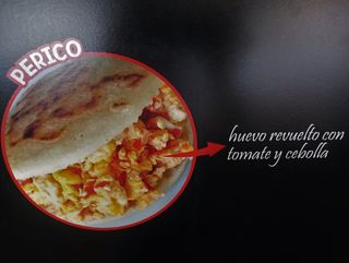 Arepa Asada Tradicional Perico