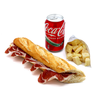 Menú Bocadillo Pata Negra