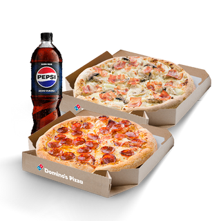 2x Średnia Pizza + Pepsi 0,85L