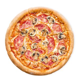 Prosciutto funghi mare