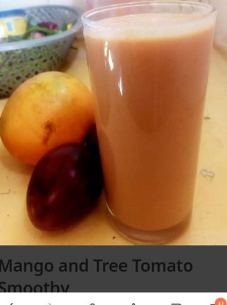 Tree Tomato mango juice.