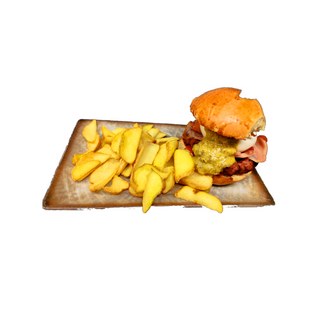 Burrata burger