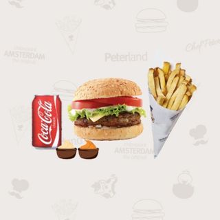 Menù hamburger clasico