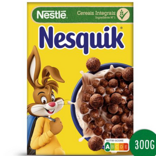 Cereais Nesquik 300g - Pequeno-Almoço com Chocolate e Diversão