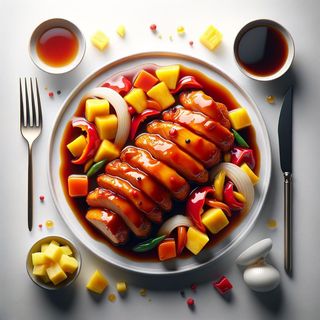 Indyk w sosie słodko-kwaśnym 250g