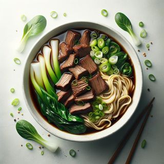 Klasyczna tajwańska zupa z makaronem