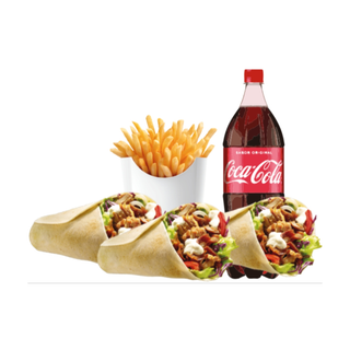 Menu 3 Durum, patata y bebida 2l
