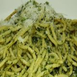 Spaghettis al pesto