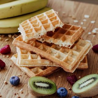 Avocado waffle
