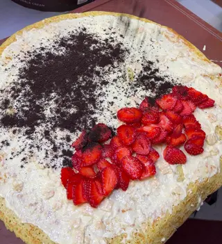 Clătită Rafaelo, căpșuni, Oreo