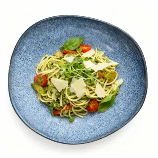 Povrtna pasta s pestom