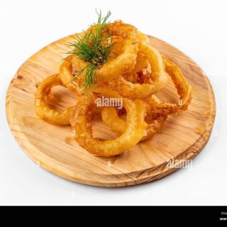 Anelli di cipolla  6 pezzi con patatine