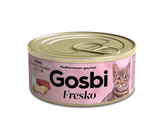 Gosbi Fresko Kitten Tuna, piletina i mleko 70g
