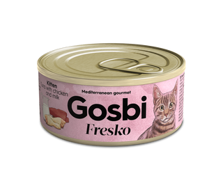Gosbi Fresko Kitten Tuna, piletina i mleko 70g