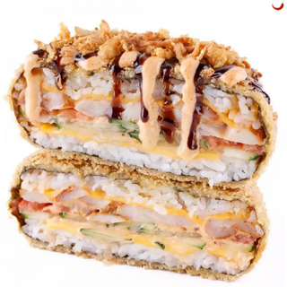 Суші-бургер з куркою (455г)